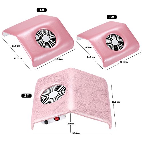 Anself 220V Staubabsaugung für Nagel mit 3 Staubtasche EU-Steker - 5