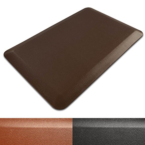Preisvergleich Produktbild Anti Ermüdungsmatte Extreme / gelenkschonend / Arbeitsplatzmatte für Steharbeitsplätze / REACH konform / viele Farben und Größen (Braun, 51x76cm)