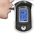 AROTEC Portable Alcohol Testing Machine with 5 Mouthpieces/Alcohol Tester Breath Analyzer/Checker Machine, Professional Alcometer BAC Tester with LCD Digital Display Alcohol Detector Accuracy