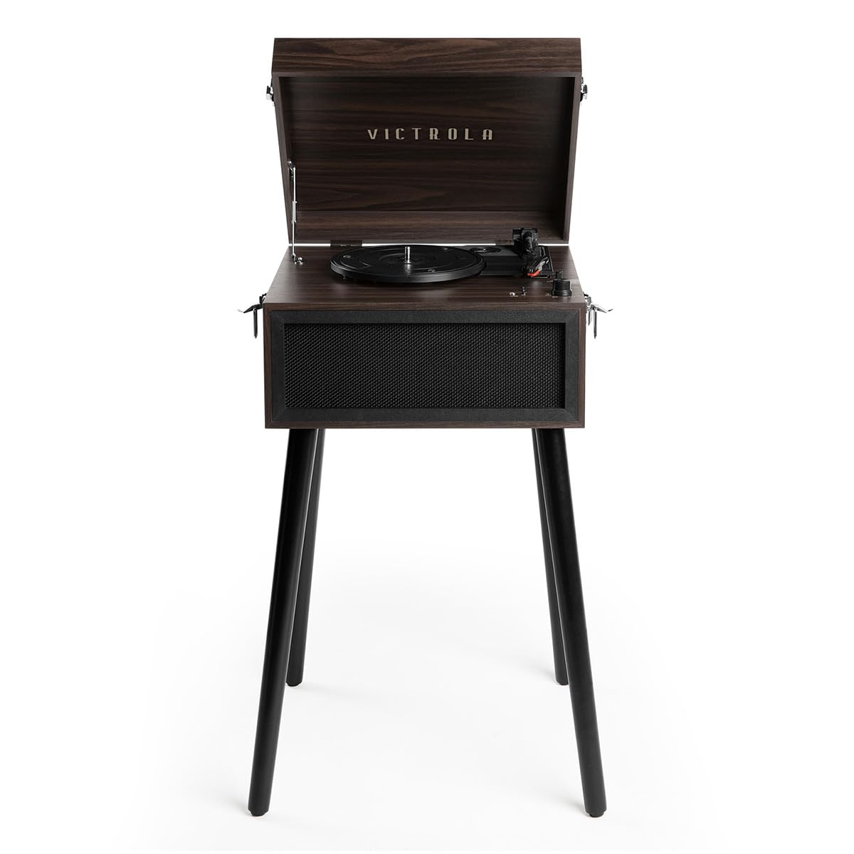 Victrola VTA-75-ESP Liberty 5-in-1 Turntable Music EntertainmentCenter with Bluetooth Wireless FM Radio USB Recorder Wood (Espresso)