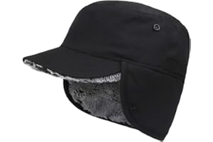 Magracy Outdoor męska zimowa czapka z daszkiem z daszkiem ciepła czapka z klapką na uszy czapka myśliwska traper