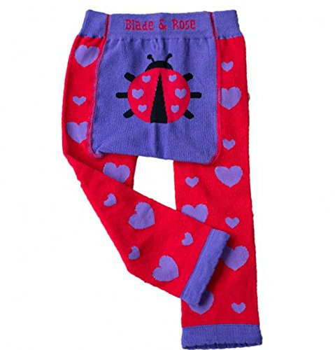 Blade and Rose Ladybird Leggings + Matching Socks 2 Pack. Purple,red (1-2 years)