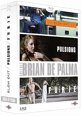 Carlotta Films Coffret Brian De Palma : Blow Out + Pulsions + Furie - Pack - Blu-ray