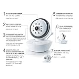 NUK 10256406 Babyphone Smart Control Multi 310, Überwachung per Smartphone, schwenkbare Kamera, viele Zusatzfunktionen - 2