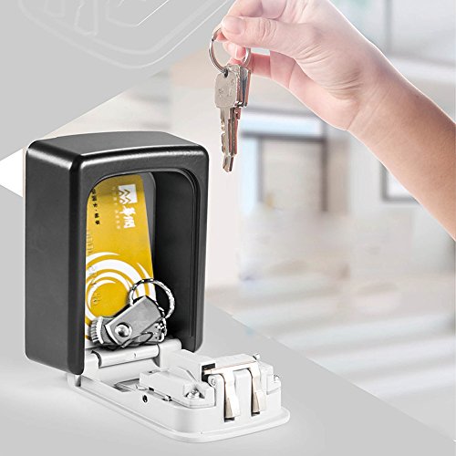 Preisvergleich Produktbild Sinbide® Tresor Zahlenschloss Schlüsselsafe mit Zahlenschloss Schlüsseltresor für Aussen Tresor mit Zahlenschloss kaufen Tresor Klein Schlüsselkasten Zahlenschloss Wand-Schlüsselbox Schlüsselsafe