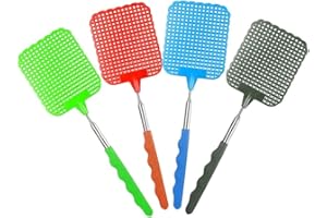 ‎WITBICG Fliegenklatsche Ausziehbar,4Pcs Fliegenklatschen,Fliegenklatsche Teleskop Teleskop Fliegenklatsche Kann In Küche Und Wohnzimmer Verwendet Werden Nicht Leicht Zu Brechen