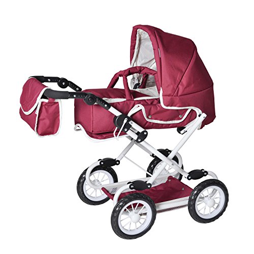 Preisvergleich Produktbild Knorrtoys 65063 - Puppenkombi Salsa - bordeaux vanilla