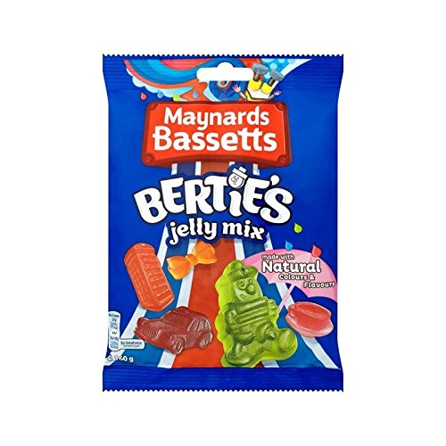 Maynards Bassetts Berties Jalea Mezclan 160 G - Paquete de 4