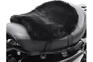 Moto Coussin de Selle Peau d'agneau Tourtecs, 32 x 27 cm
