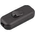 ElekTek Low Profile in-Line Torpedo Switch 2 Amp Double Pole Use 2 or 3 Core Flex Black