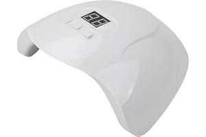 ‎INLAQ INLAQ® Max Dual UV/LED lampa do paznokci – 54 W biała lampa do hybrydowych lakierów do paznokci i żelów z uchwytem na telefon komórkowy i czujnikiem ruchu