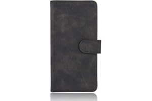 JEELAR NEINEI Funda para Xiaomi 12 Lite 5G,Premium Flip Billetera Carcasa Libro de Cuero con Ranuras para Tarjetas,Magnético,Stand,Textura de la Piel Teléfono Móvil Cover Case,Negro