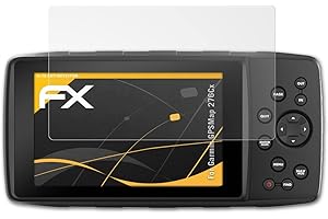 atFoliX Película Protectora compatible con Garmin GPSMap 276Cx Lámina Protectora de Pantalla, antirreflejos y amortiguadores FX Protector Película (3X)