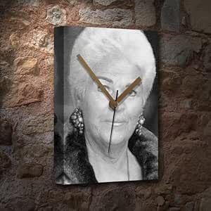 PAM ST. CLEMENT - Canvas Clock (A5 - Signed by the Artist) #js001