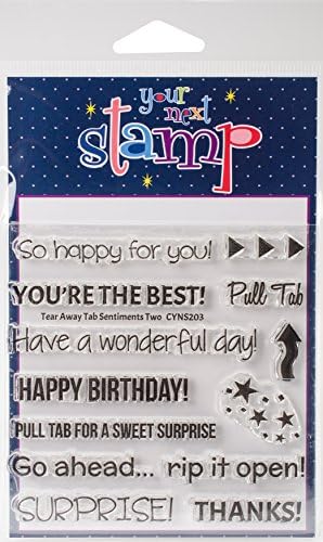 Your Next Stamp Clear Stamps 4"X4"-Tear Away Tab 2
