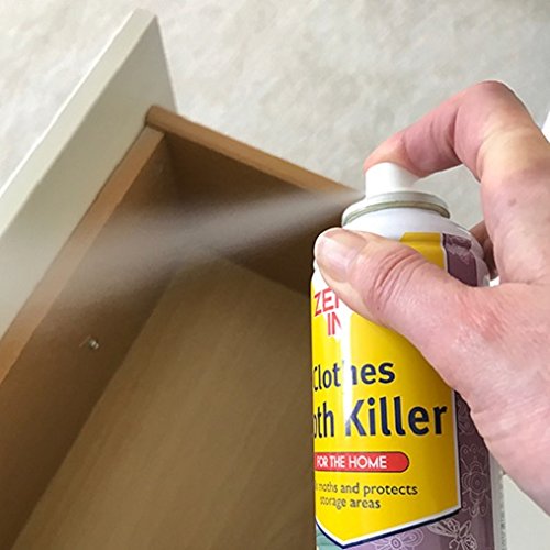 Zero In Clothes Moth Killer (300 ml Aerosol, Transparent, Surface