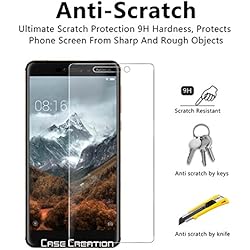 Tempered Glass Screen Guard for Nokia 6.1 (2018),Case Creation TM Latest Ultra Thin Transparent Flexible Screen Protection Slim Tempered Glass for Nokia 6.1 (2018)/New Nokia 6.1 (2018)/Nokia 6 2018