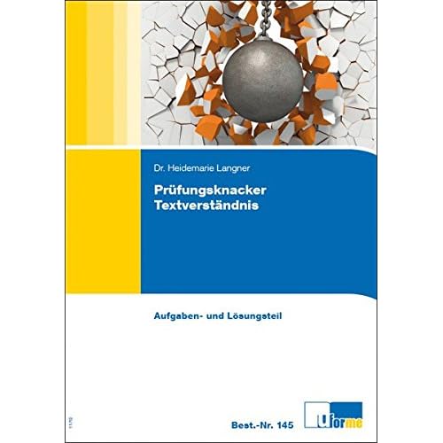 [PDF] Prüfungsknacker Textverstándnis: Aufgaben- und Lösungsteil KOSTENLOS HERUNTERLADEN