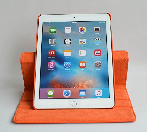 inShang ipad Pro 9.7 Hülle Cover für iPad Pro 9.7 inch (2016) , PU Leder Schutzhülle St?nder Smart Cover mit Super Automatische Einschlaf-/Aufwach funktion, case 360 Grad rotierende Schutzhülle mit Standfunktion + inShang Logo hochwertigen Stylus Eingabestift Stift orange - 5