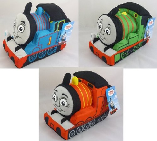 Set Of 3 - 22cm Thomas The Tank Engine Soft Toys - Thomas, James And Percy (PL86SET)