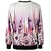 Thenice Women's Digital Print Pullovers Sweatershirts T Shirts (Sunflower)