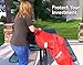 CAR SEAT TRAVEL BAG Cover - DURABLE Polyester with SHOULDER STRAP, Water Resistant, Lightweight - Great for Airport Gate Check and Storage - Fits Carseats, Booster & Infant Carriers by Angel Baby