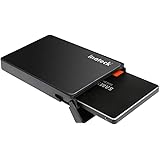 Inateck USB 3.0 Externes festplatten Gehäuse für 9.5mm 7mm 2.5 zoll SATA-I, SATA-II, SATA-III, SATA SSD und HDD mit USB3.0 Kabel , keine zusätzlichen Treiber benötigt, Werkzeuglose - Schwarz