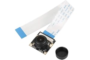 Denash Modulo Telecamera per Raspberry Pi, 5MP Visione Notturna 130 ° Ampio Angolo di Visione Scheda modulo Telecamera per Raspberry Pi B 3/2
