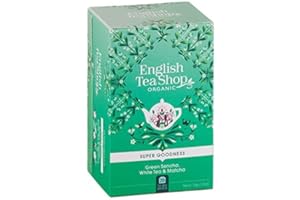 GENERICO English Tea Shop® | Tè Verde Sencha, Tè Bianco e Tè Verde Matcha | Green Tea Mia - 20 Bustine di Tè (35 Gr) | Tè Verdi Miscelati