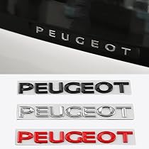 JRZCXGZX 7,7 x 8,1 cm Autocollants de Voiture en ABS 3D Lion Emblem pour Peugeot 308 206 406 507 508 307 107 207 407 408 1008 5008 3008 Badges de Coffre latéraux,D Style