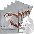 MUQIAN Rosemine Deep Collagen Anti-Wrinkle Lifting Overnight Mask Facial sheet masks with low molecular weight collagen for lifting, firming, and moisturizing 5 Packs