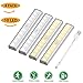 Produktbild Tenger Bewegungssensor Schrank Lichter, Kabinett Licht, DIY Stick auf überall Wireless 10 LED-Lichtstrahl, sichere Lichter mit Magnetstreifen für Garderoben-Treppe (2 kaltes Weiß 2 warmes Weiß, USB betrieben)