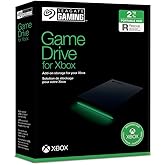 Seagate Game Drive for Xbox, 2TB, External Hard Drive Portable, USB 3.2 Gen 1, Black with built-in green LED bar, Xbox Certif