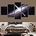 Produktbild mmwin Wohnkultur Leinwand HD Drucke 5 Stücke Planet Wandkunst Landschaft Modular Für Wohnzimmer Schlafzimmer Bilder Kunstwerk Poster