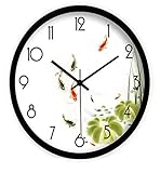 Sucastle® 12 in Metall DIY 3D Wanduhren Modern Design Acryl Wanduhren Wandtattoo Dekoration fürs Wohnzimmer Kinderzimmer Nostalgie Wanduhr ohne Tickgeräusche Wanduhr Europäische Vintage Handarbeit 3D Dekorative Zahnrad aus Holz