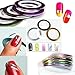 Produktbild 12PCS 12-Farben-Striping Tape Line Streifen Klebe Nagel Nageldesign Dekoration Aufkleber