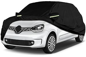 ‎RASHION Waterproof Car Cover Compatible with Renault Twingo 1993-2024, Breathable Full Garage Car Cover for Rain Sun Dust Protection Car Tarpaulin Cover