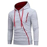 Kapuzenpullover YunYoud Mode Herren Lange Ärmel Sweatshirt...