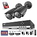 Produktbild ANNKE Überwachungssystem CCTV System Videoüberwachung 4CH 720P DVR Recorder mit 2 Kameras 960P für innen und außen Bereich mit eingebaute 1TB Festplatte Nachtsicht zwischen 20-30 Meter