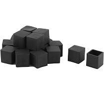 4Pcs 30 X 30mm Furniture Angle Iron Leg Rubber Foot Covers Protectors