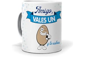 MUNDOHUEVO Taza Amigo, vales un Huevo