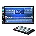 Produktbild prettygood7 MP Player Monitor Wasserdicht 7 Zoll HD 1080P Tragbarer DVD Player mit zusätzlichem Bildschirm Bluetooth Auto Stereo Radio 2 Din FM / MP5 / USB/Aux Touchscreen Backup Kamera-Kit