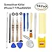 Price comparison product image Esdabem Repair Tool Kit for iPhone 7 - Complete Premium Opening Pry Tool Kits with Premium Screwdriver Set for Apple 7, iPhone 7plus, 6Plus/6S/6/5S/5/5C/4S/4/SE, iPod, iTouch (14 Pack)