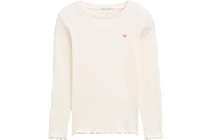 TOM TAILOR Mädchen Kinder Basic Langarmshirt mit Rippstruktur