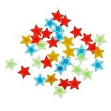 MagiDeal 36Pcs Bike Bicycle Wheel Spoke Star Beads Children Clip Colored Decoration