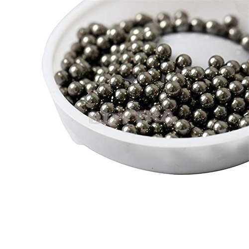 10mm Durable Bike Steel Bearing Ball Beads Carbon Soft Steel Ball Bearings Toy Ammo Catapult Outdoor Game A Pack of 50