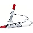 KangTeer J Hook Type Toggle Clamp 2pcs 170kg/375 lbs Holding Capacity Quick Holding Draw Latch Action Toggle Clamp Pull Hook Type (452)