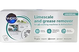 NEW Limescale & Detergent Remover for All Dishwashers and Washing Machines - Genuine Indesit Hotpoint Professional collection - Replace old Part numbers: C00089780 , C00091077 , C00091561 (Box of 12)