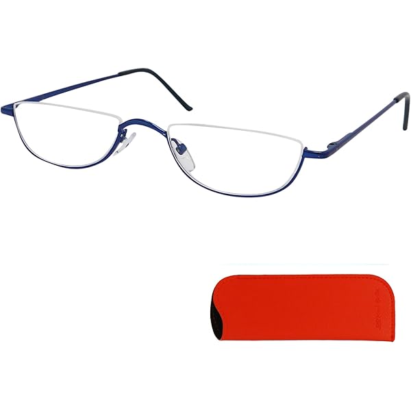 Hubeye 2 Paia Occhiali Da Lettura Mezzaluna In Metallo Ultraleggero Da - Foto 2