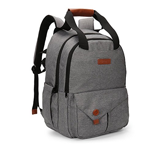 Preisvergleich Produktbild Xmeden Wickeltasche Baby Wickeltasche Rucksack Multi-Funktions-wasserdichte Reiserucksack,Grau